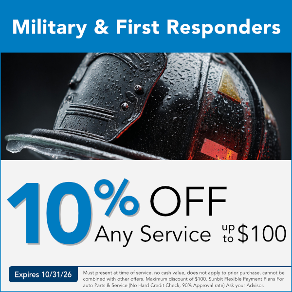 Military and First Responders Service Special in Great Falls, Montana expires 10/31/26