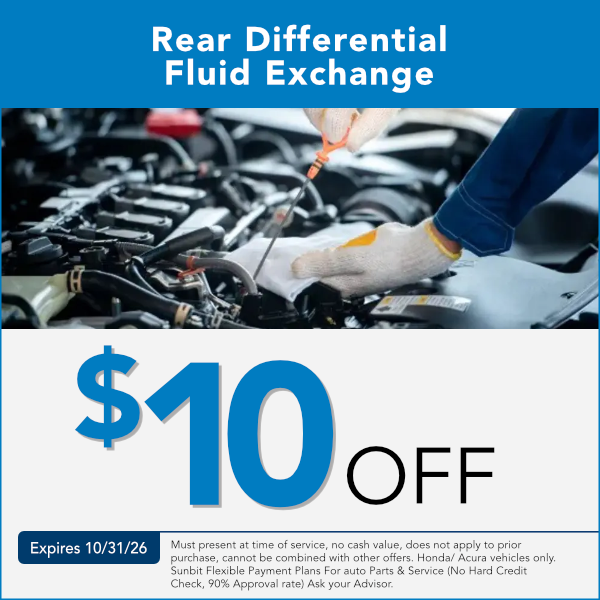 Rear differential fluid exchange Service Special in Great Falls, Montana expires 10/31/26
