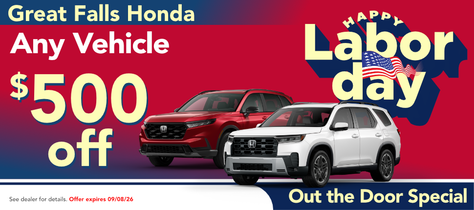 $500 off any vehicle offer