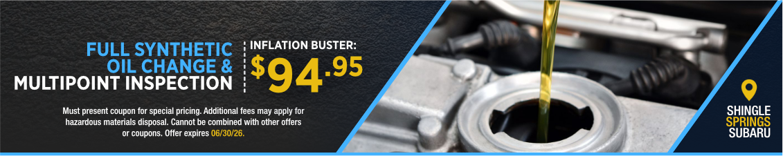 Full Synthetic Oil Change & Multipoint Inspection Service Special Special Offer