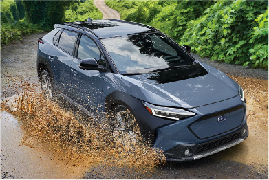 Front View of Subaru SUV