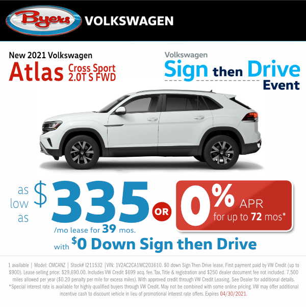 New 2021 Volkswagen Atlas Cross Sport On Sale In Columbus Oh