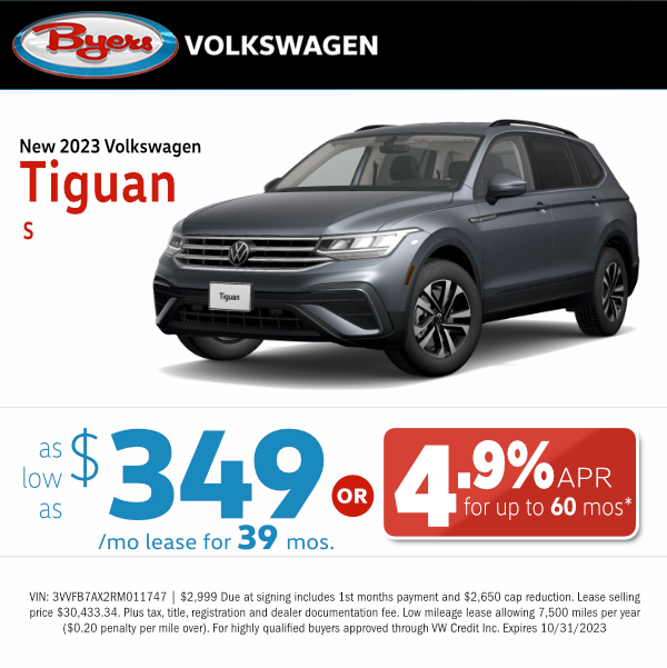 Find Special Deals on the New 2023 Volkswagen Tiguan in Columbus, OH