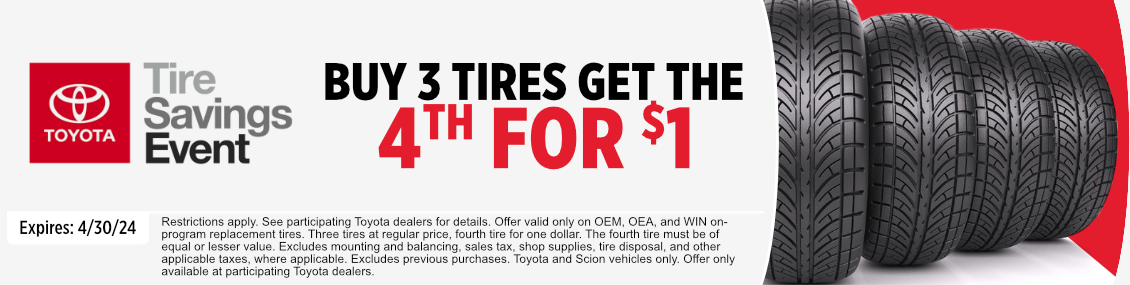 Learn About This Month’s Tire Specials at Capitol Toyota in Salem