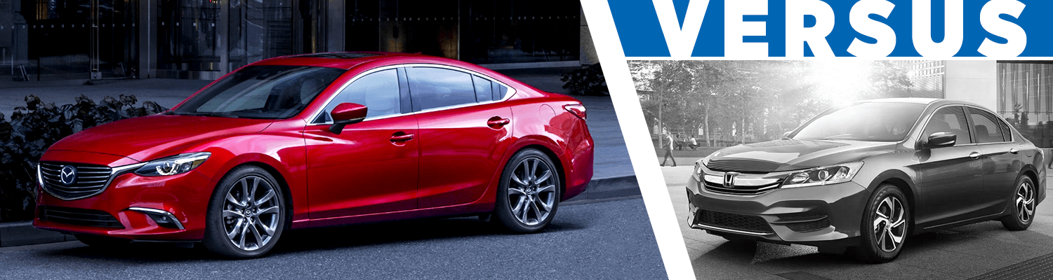 Compare The New 2017 Mazda6 vs 2017 Honda Accord Models