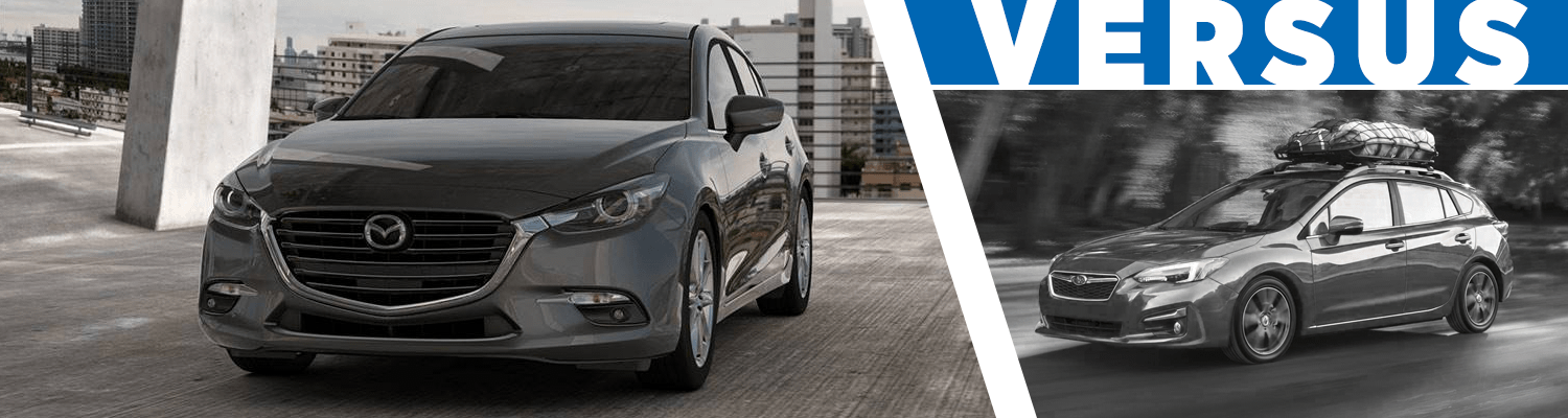 Compare The New 2018 Mazda3 5dr vs 2018 Subaru Impreza 5dr Models