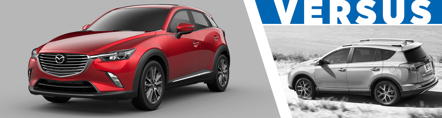 Compare The New 2018 Mazda CX-3 vs 2018 Toyota RAV4 Models