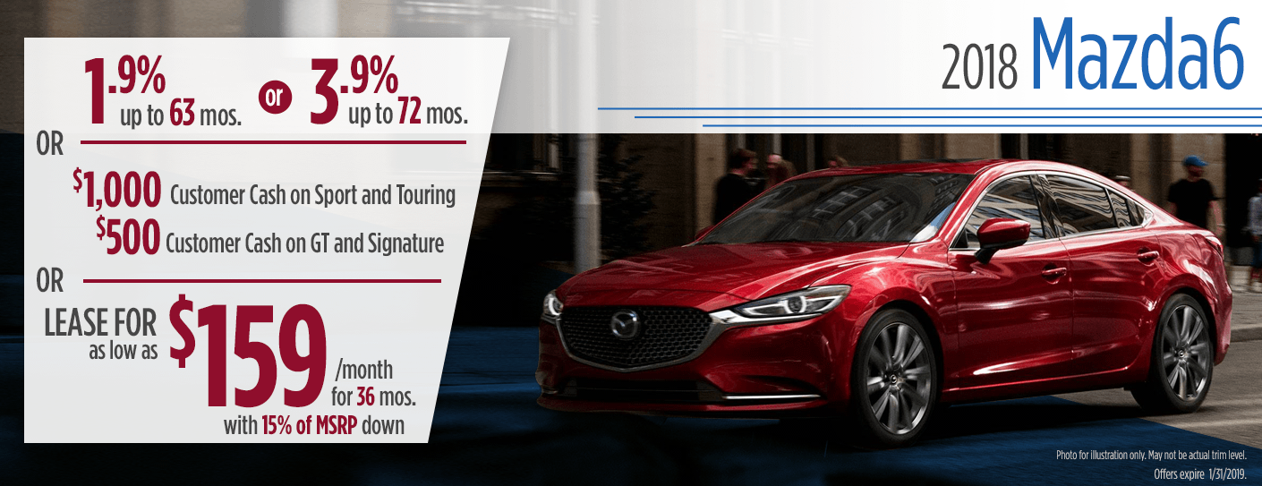 2018 Mazda6 Low APR or Lease Special in Butler, PA