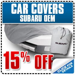 Subaru OEM Car Cover Accessory Discount Coupon serving Ventura, California