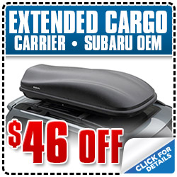 Subaru OEM Extended Cargo Carrier Parts Special serving Ventura, California