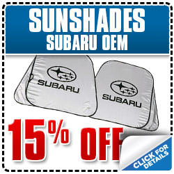 Subaru OEM Sunshades on sale at Barber Subaru in Ventura, California