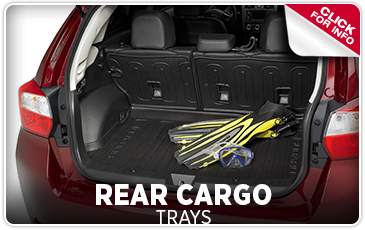 Click for information about Subaru rear cargo trays.