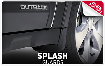 Click for information about Subaru splash guards.