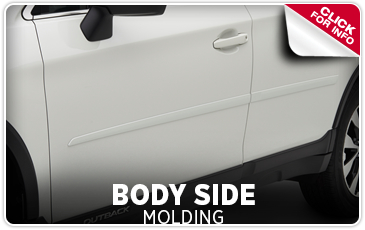 Click for more information about Subaru body side molding.