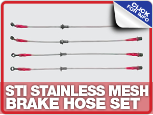 Click to research the Subaru STI Stainless Mesh Brake Hose Hoses in Columbus, OH