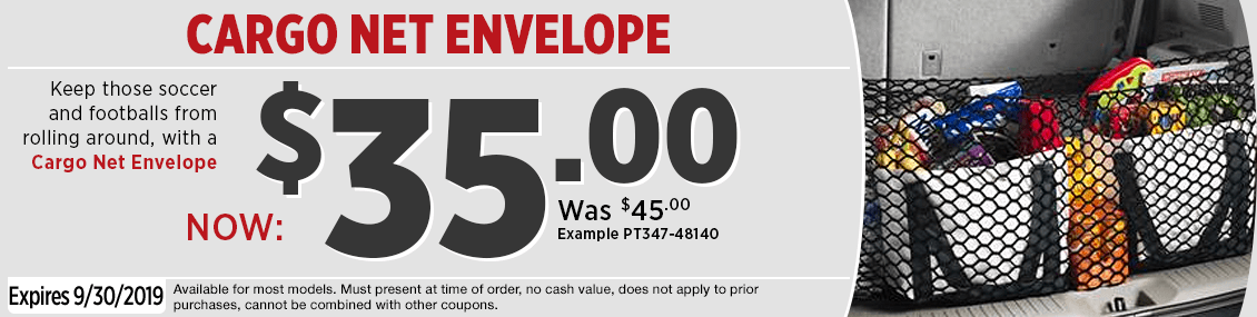 Click to Print this Cargo Net Parts Special in Salem, OR