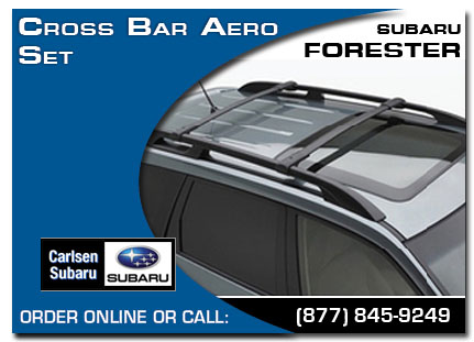 subaru, cross bar aero set, forester, accessories, parts, specials Serving San Francisco, CA