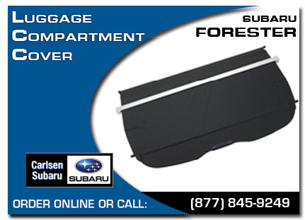 subaru, luggage compartment cover, forester, accessories, parts, specials Serving San Francisco, CA