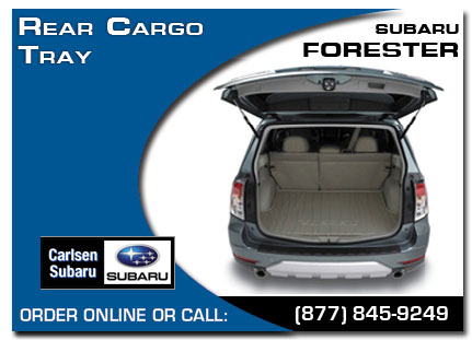 subaru, rear cargo tray, forester, accessories, parts, specials Serving San Francisco, CA