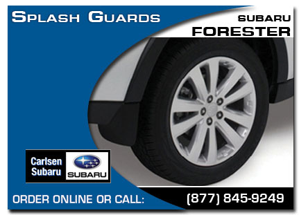 subaru, splash guards, forester, accessories, parts, specials Serving San Francisco, CA