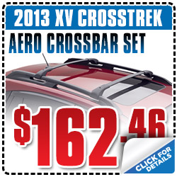 Subaru XV Crosstrek Aero Crossbar Set Parts Coupon Special San Francisco, CA