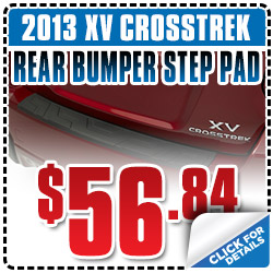 Subaru XV Crosstrek Rear Bumper Step Pad Parts Coupon Special San Francisco, CA
