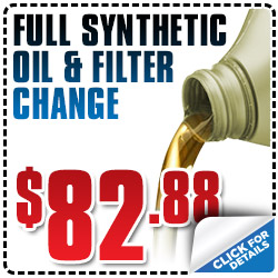 Subaru Full Synthetic Oil Filter Change Service Coupon Special San Francisco, CA