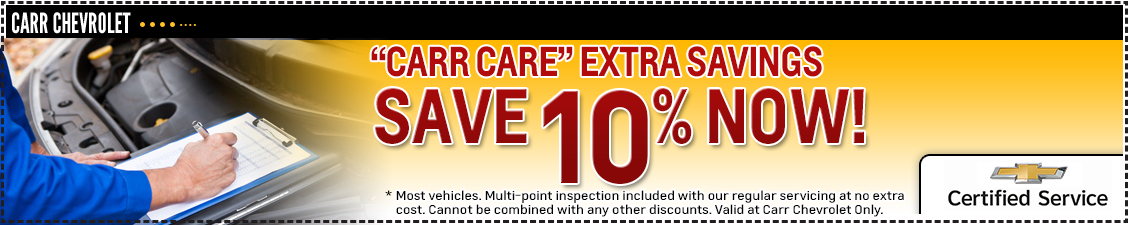 Carr Chevrolet Save 10% On Service Special in Beaverton, OR