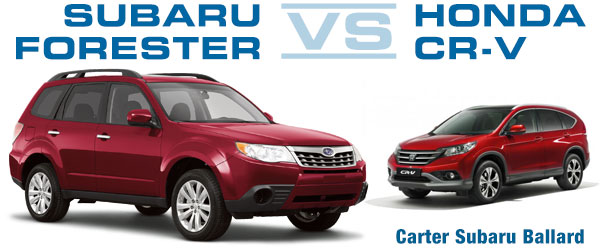 Subaru Forester vs Honda CR-V Vehicle Comparison  Seattle, Washington