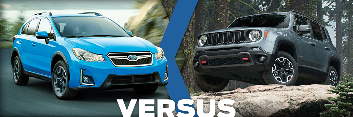 2016 Subaru Crosstrek VS Jeep Renegade Model Feature Comparison in Seattle, WA