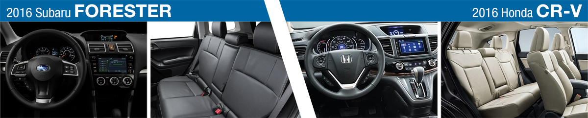 Subaru Forester vs Honda CRV New London CT Secor Subaru