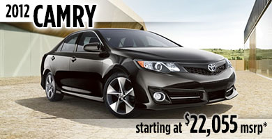 View details on the New 2012 Toyota Camry at Eddy's Toyota 2012 Toyota Camry at Eddy's Toyota serving Wichita, Kansas