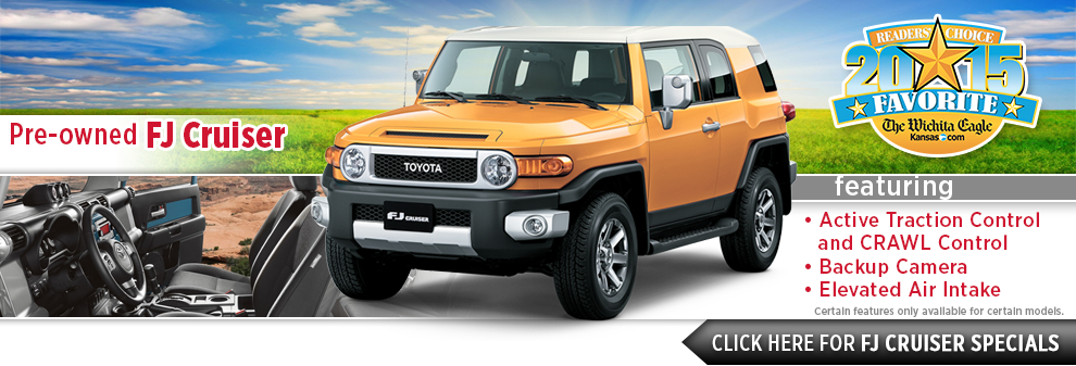 Pre-Owned Toyota FJ Cruiser Special Offers serving Wichita, Kansas