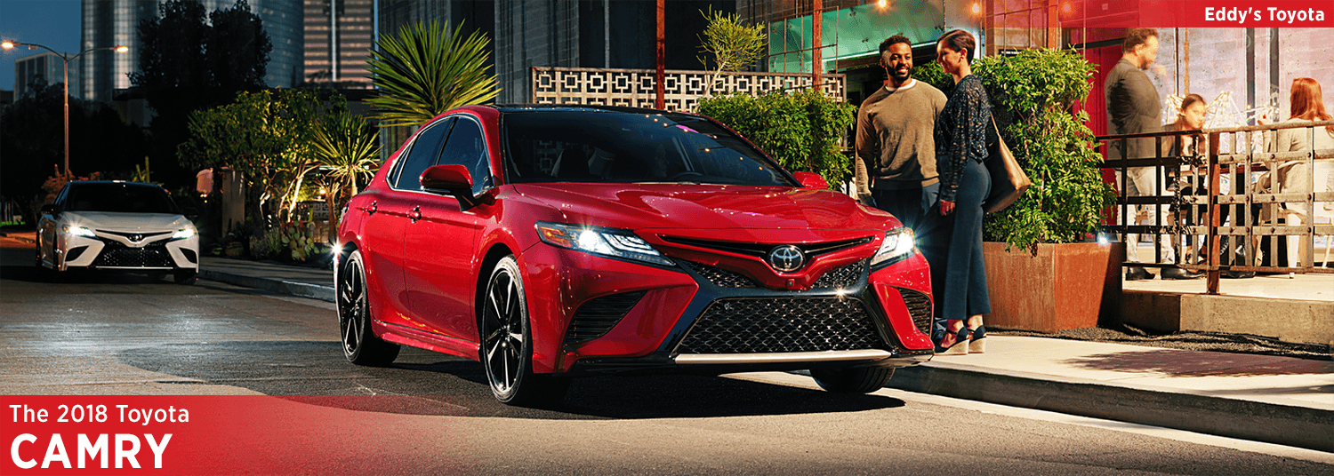 Research the 2018 Toyota Camry model at Eddy's Toyota of Wichita