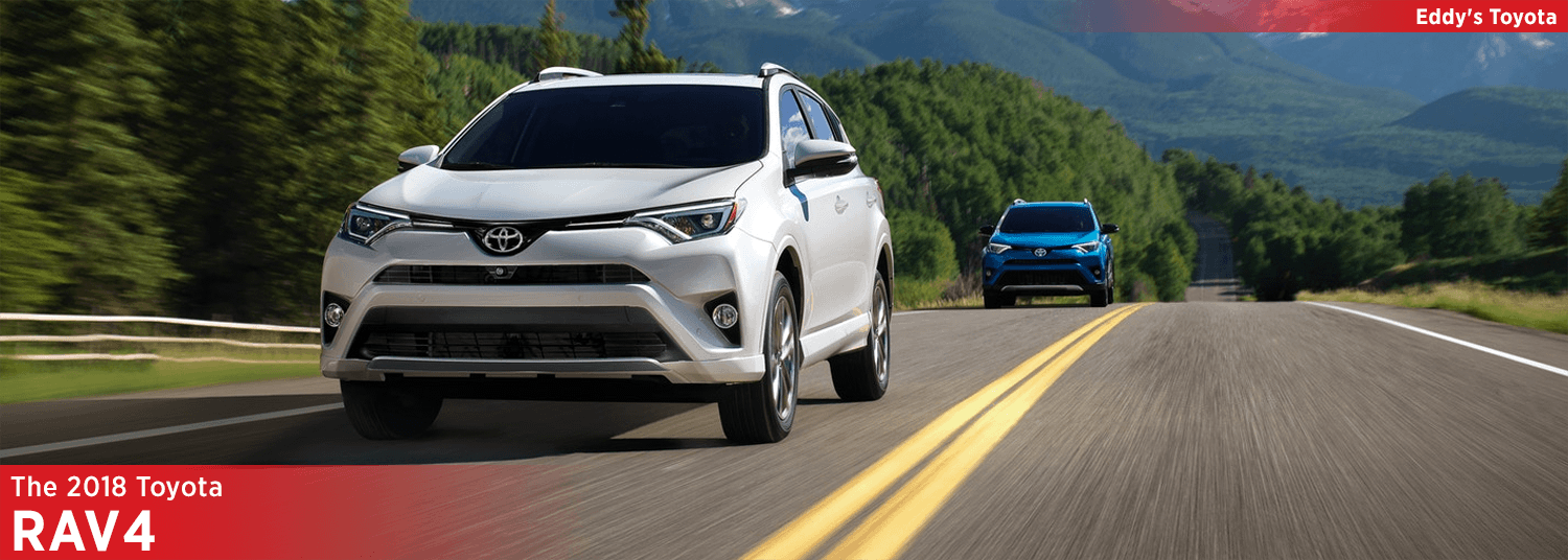 Research the 2018 RAV4 model at Eddy's Toyota of Wichita