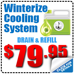 Hiley Volkswagen Winterize Cooling System Special Discount serving Dallas, Texas