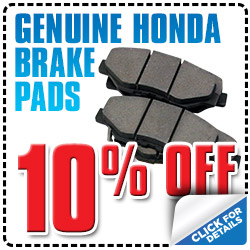 Honda Brake Pad Special Offer serving Reno, Nevada