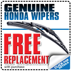 Genuine Honda Wiper Replacement Special in Carson City, Nevada