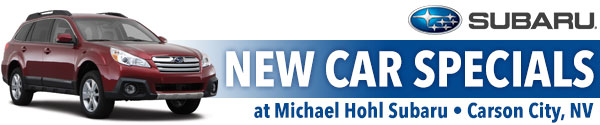 New 2013 & 2014 Subaru Vehicle Specials serving Reno, Nevada