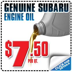Genuine Subaru Oil Special Reno, NV