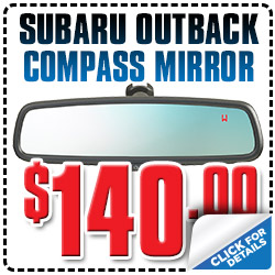 Genuine Subaru Auto Dimming Mirror with Compass Parts Special serving Denver, Colorado, Thornton, Boulder, Fort Collins