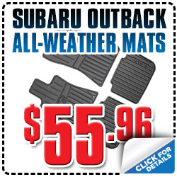 Genuine Subaru Outback All-Weather Floor Mat Parts Special serving Denver, Colorado, Thornton, Boulder, Fort Collins
