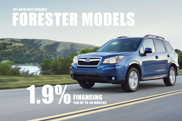 New 2014 Subaru Forester Finance Special Offer in Salt Lake City, Utah