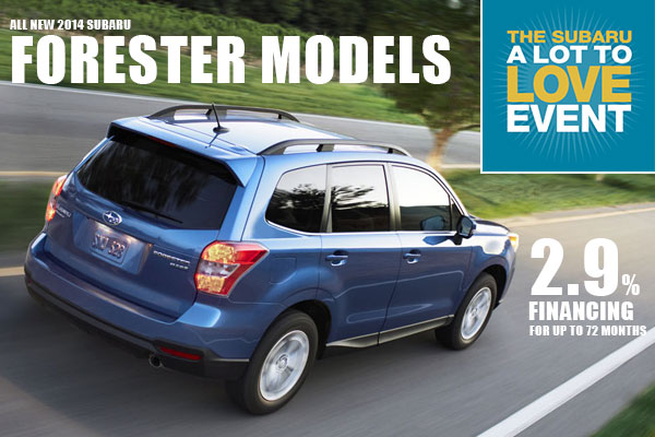 New 2014 Subaru Forester Finance Special Offer in Salt Lake City, Utah
