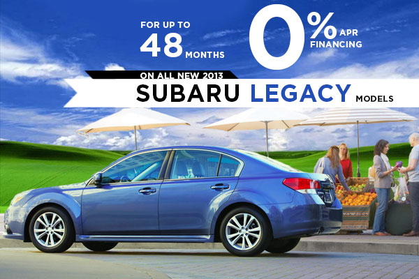 Salt Lake City New Subaru Legacy Finance Special, Utah