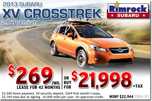 New 2013 Subaru XV Crosstrek 2.0i Premium Sales & Lease Special Offers serving Billings, Montana