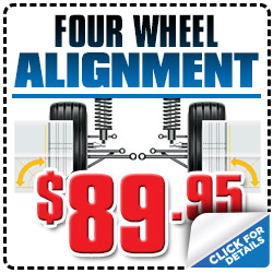 Tucson Subaru 4-Wheel Alignment Service Special Discount serving Arizona