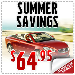 Volvo Summer Service Savings Maintenance Discount Coupon serving Tucson, Arizona