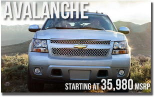 New 2013 Chevy Avalanche at Wentworth Chevrolet Portland, Oregon City, Vancouver WA, Beaverton, Gresham, OR
