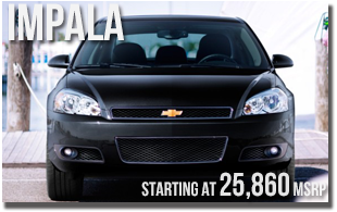 New 2013 Chevy Impala at Wentworth Chevrolet Portland, Oregon City, Vancouver WA, Beaverton, Gresham, OR